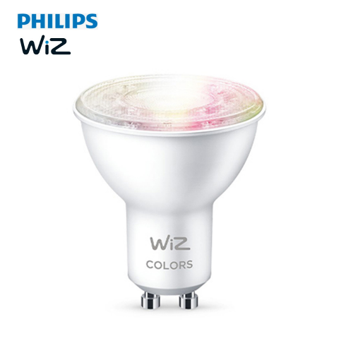 필립스 위즈프로 IoT 스마트 GU10 4.7W RGB 색온도조절 LED램프 220v용
